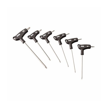 CONJUNTO DE 6 CHAVES MACHO COM PERFIL TORX® X-GRIP ESPECIAL E CABO BIMATERIAL - 280 HXTX/SE6