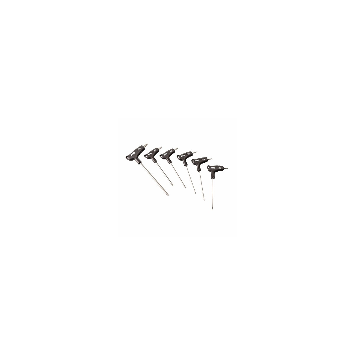 CONJUNTO DE 6 CHAVES MACHO COM PERFIL TORX® X-GRIP ESPECIAL E CABO BIMATERIAL - 280 HXTX/SE6