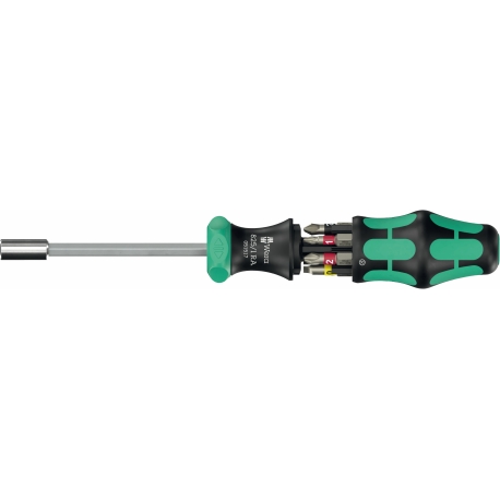 CHAVE CANHAO PARA BITS SEXTAVADOS DE 1/4 KRAFTFORM KOMPAKT 27 RA 1, 6 PECAS