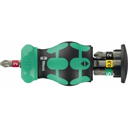 SUPORTE DE BITS PEQUENO KRAFTFORM KOMPAKT STUBBY RA 2, 6 PECAS