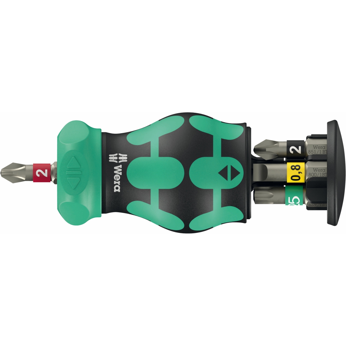 SUPORTE DE BITS PEQUENO KRAFTFORM KOMPAKT STUBBY RA 2, 6 PECAS