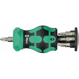 SUPORTE DE BITS PEQUENO KRAFTFORM KOMPAKT STUBBY RA 4, 6 PECAS