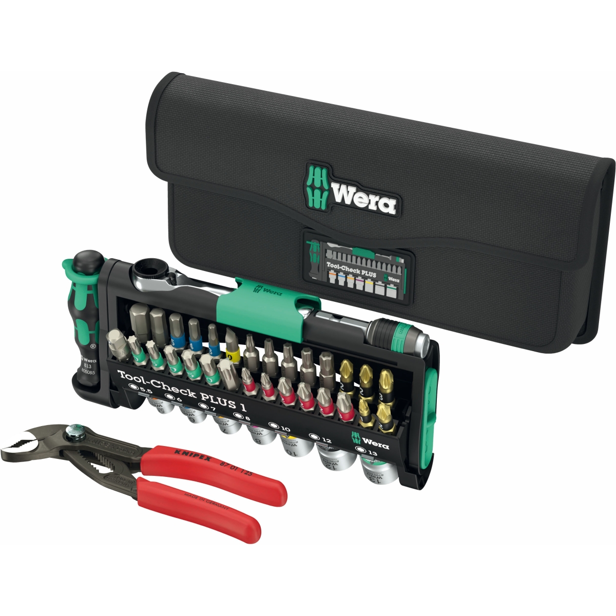 CONJUNTO DE FERRAMENTAS COMPACTO TOOL-CHECK COMBI 1, 40 PECAS