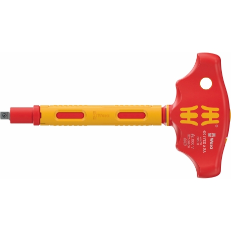 CHAVE ADAPTADORA COM CABO T VDE COM CATRACA PARA SOQUETES DE 1/4 410 I VDE A RA