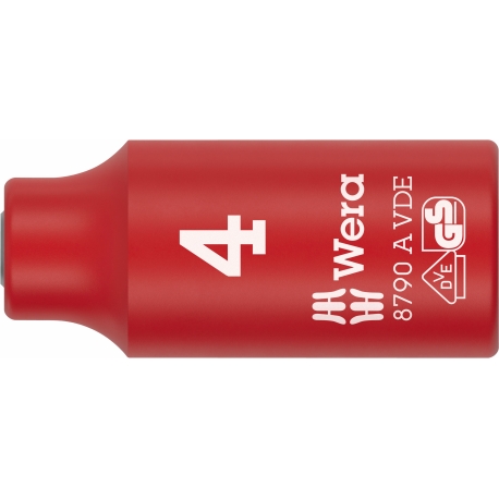 SOQUETE ISOLADO ENCAIXE DE 1/4 8790 A VDE ZYKLOP