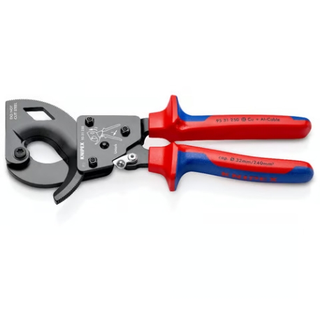 ALICATE CORTA CABO COM CATRACA KNIPEX