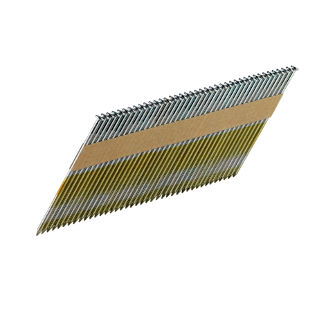 PREGOS D34° PARA ENCADERNAÇÃO EM PAPEL 3,1 X 90 MM GALVANIZADOS G12 ARGOLA (3.000 UNIDADES) - METABO