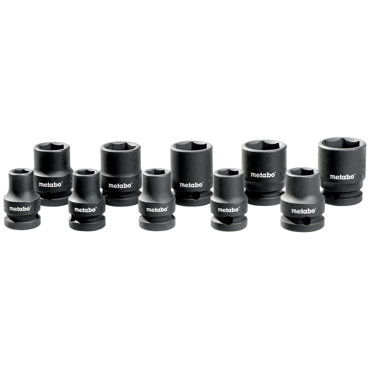 CONJUNTO DE CHAVES DE SOQUETE 1/2" À PROVA DE IMPACTO - METABO