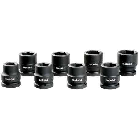 CONJUNTO DE CHAVES DE SOQUETE 3/4" À PROVA DE IMPACTO - METABO