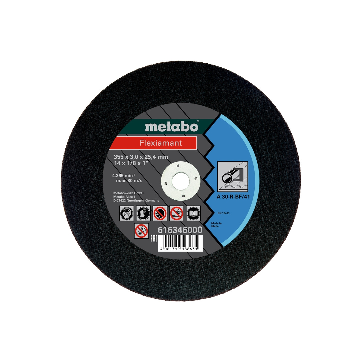 DISCO C. FLEX 355X3.0X25.4TF41 - METABO