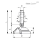 PE DE NIVELAMENTO LV.A-80-24-M20x158