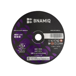 DISCO DE CORTE BNAMIQ BEST LINE 180X1,6