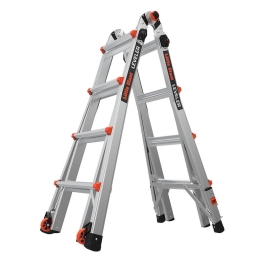 ESCADA LEVELER M17 COM NIVELADORES ALUMINIO - LITTLE GIANT