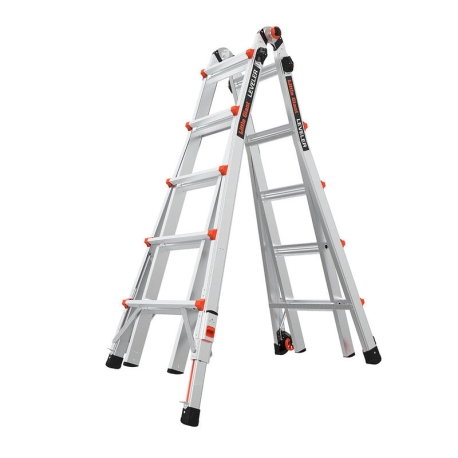 ESCADA LEVELER M22 COM NIVELADORES ALUMINIO - LITTLE GIANT