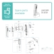 LANTERNA UNIFORM COM BATERIA RECARREGAVEL - 500 LUMENS - SCANGRIP