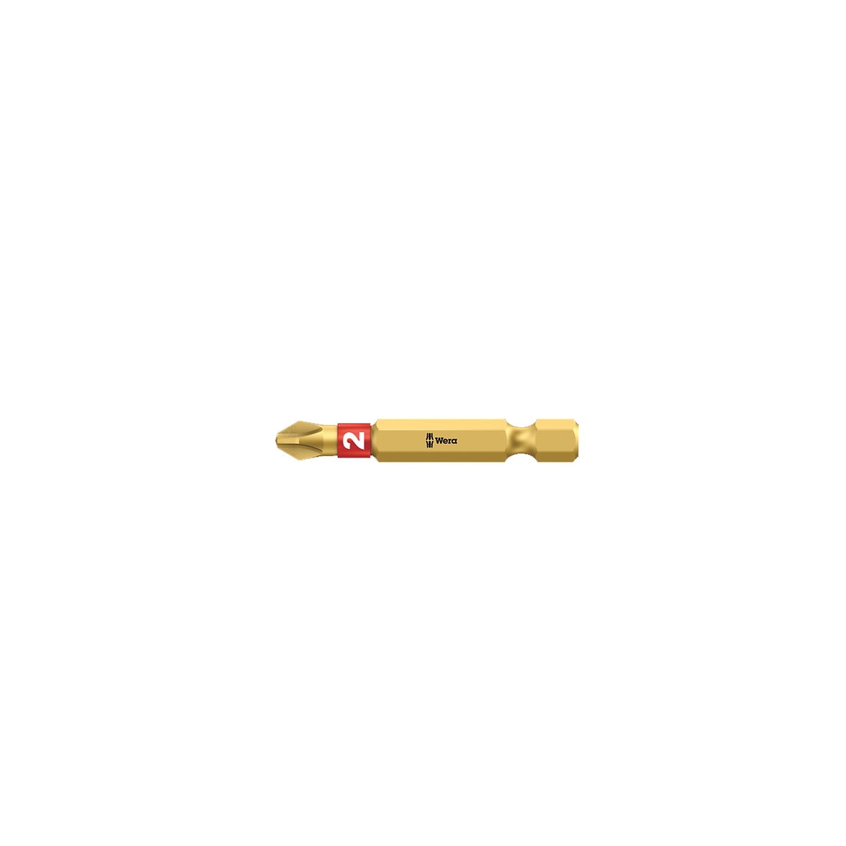 BITS PARA PARAFUSO PHILLIPS COM ENCAIXE HEXAGONAL MODELO 851/4 BDC PH 1X50MM - WERA |WE05059530001