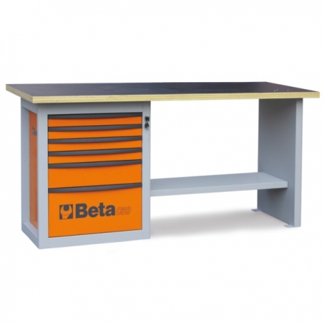 BANCADA DE TRABALHO ENDURANCE - C59A - BETA |C59A_LARANJA