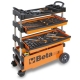 CARRO PARA FERRAMENTAS TIPO TROLLEY REBATÍVEL - C27S - BETA |C27S_LARANJA