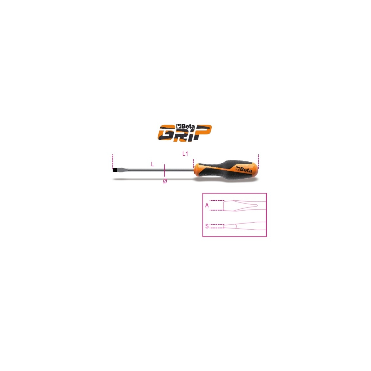 CHAVE DE FENDA GRIP - 1260 - BETA |1260
