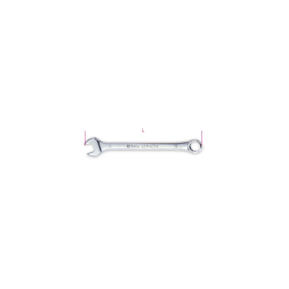 CHAVE COMBINADA EM AÇO INOX - POLEGADAS - 42 INOX-AS - BETA |42INOXAS