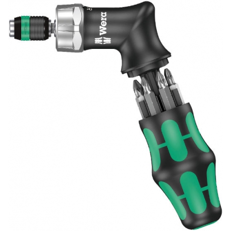 CATRACA COM PORTA BITS TIPO PISTOLA KRAFTFORM KOMPAKT - RA - WERA |kk_pistol_ra