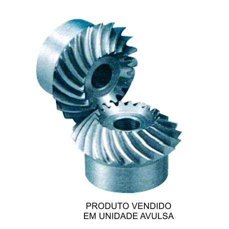 ENGRENAGEM CÔNICA DENTES HELICOIDAIS (Modulo: MÓDULO 2, Dentes: Z=16, Lado: DIREITO, Tipo: R1:1) |fotov1pag15