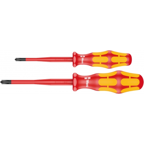CONJUNTO DE CHAVES DE FENDA SLIM KRAFTFORM - 165 IS PZ/S - WERA |165_is_pz_s___1___2