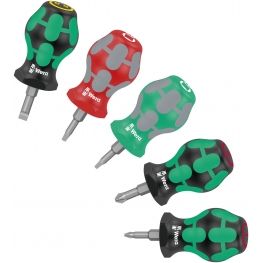 CONJUNTO DE CHAVES KRAFTFORM KOMPAKT - STUBBY 3 - WERA |stubby_set_3