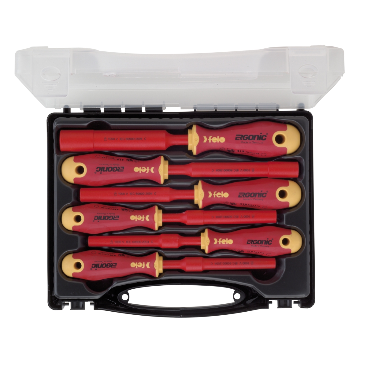 CONJUNTO DE CHAVES CANHAO VDE ERGONIC - FELO (6 PÇS) - FELO |41910636