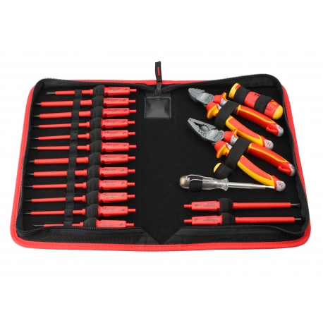 CONJUNTO DE CHAVES VDE ZIP BAG E-SMART - FELO (19 PÇS) - FELO