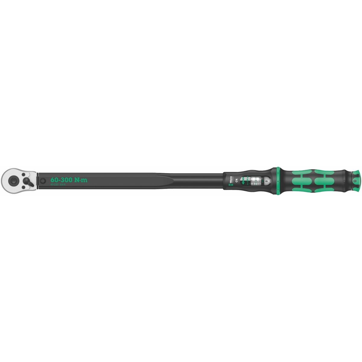 TORQUIMETRO COM ENCAIXA QUADRADO 1/2" TORQUE 80-400 NM - MODELO C5 - WERA |WE05075624001A