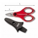 TESOURA PROFISSIONAL PARA ELETRICISTAS - MODELO 207 D - USAG