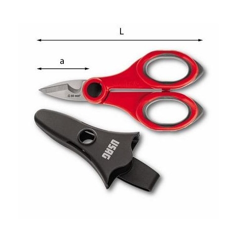 TESOURA PROFISSIONAL PARA ELETRICISTAS - MODELO 207 D - USAG
