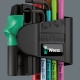 JOGO DE CHAVE ALLEN 950/7 HEX-PLUS MULTICOLOR MAGNÉTICO BLACKLASER, 7 PECAS - WERA |WE05022534001B