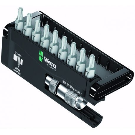 CONJUNTO BIT-CHECK 10 DRYWALL 1 - WERA |05136011001b