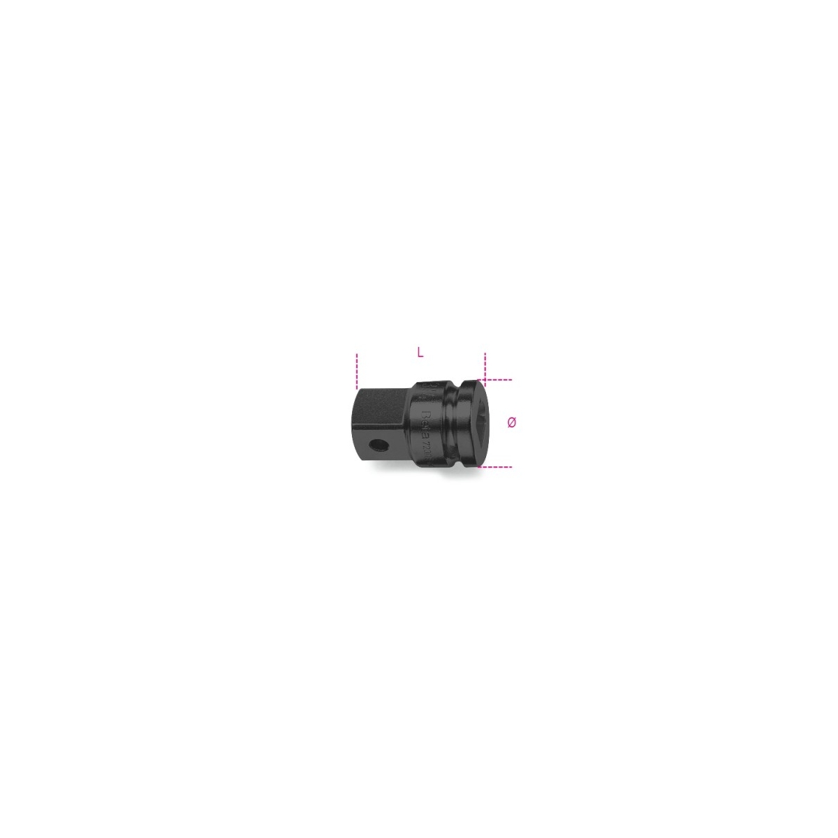 ADAPTADOR DE IMPACTO FÊMEA 1/2" 3/4" - 720/16 - BETA |BETA007200814