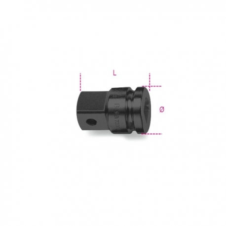 ADAPTADOR DE IMPACTO FÊMEA 3/8" PARA MACHO 1/2" - 710/16 - BETA |BETA007100810