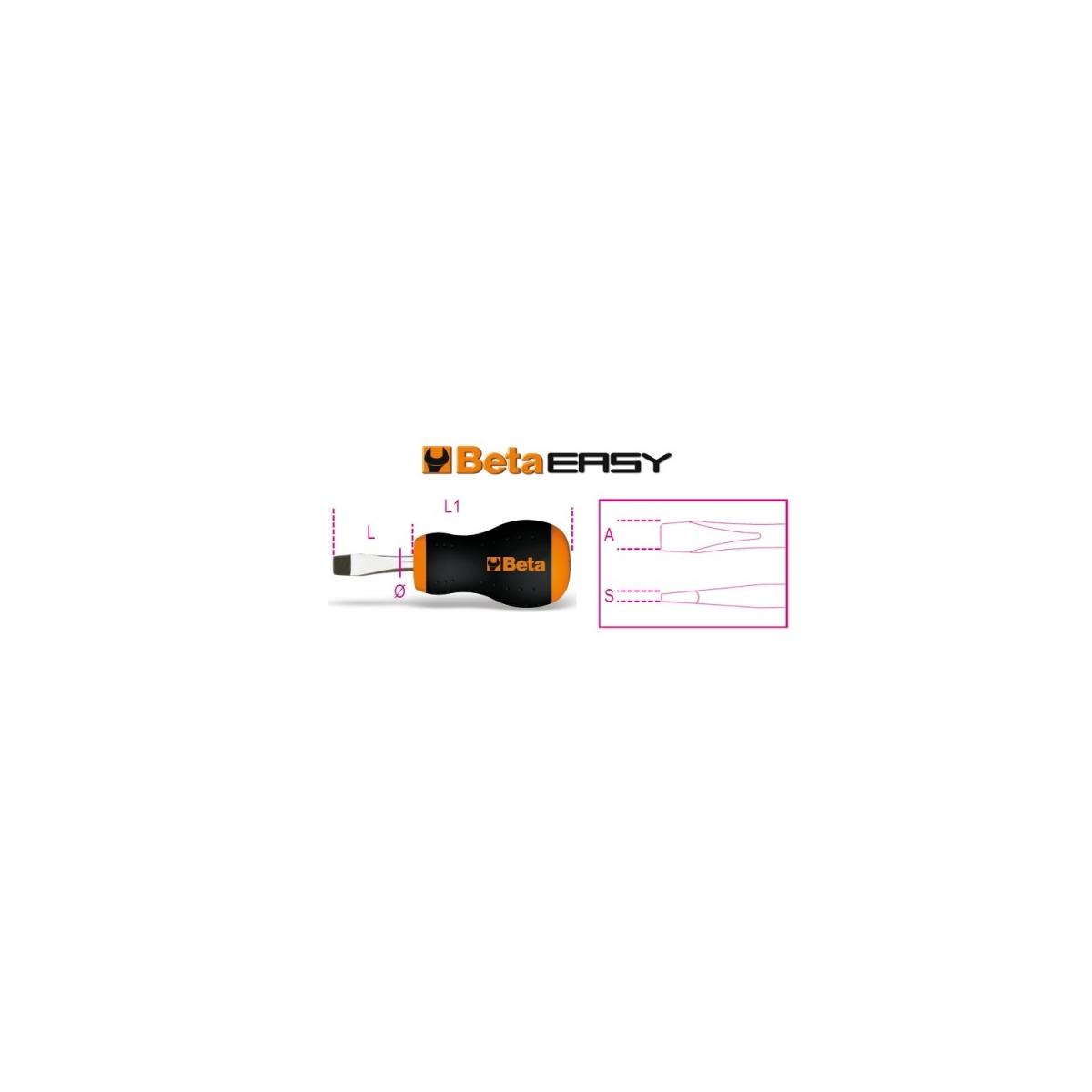 CHAVE DE FENDA EASY 1201N - BETA |BETA012010103