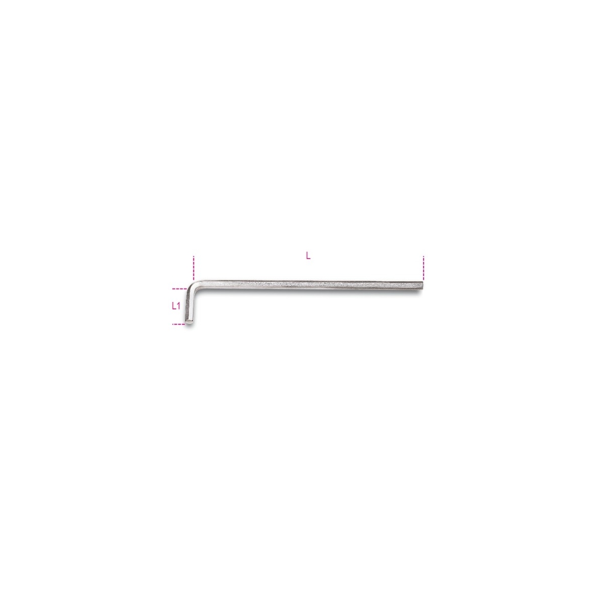 CHAVE L CROMADA LONGA ALLEN 96CL - BETA |BETA000960321