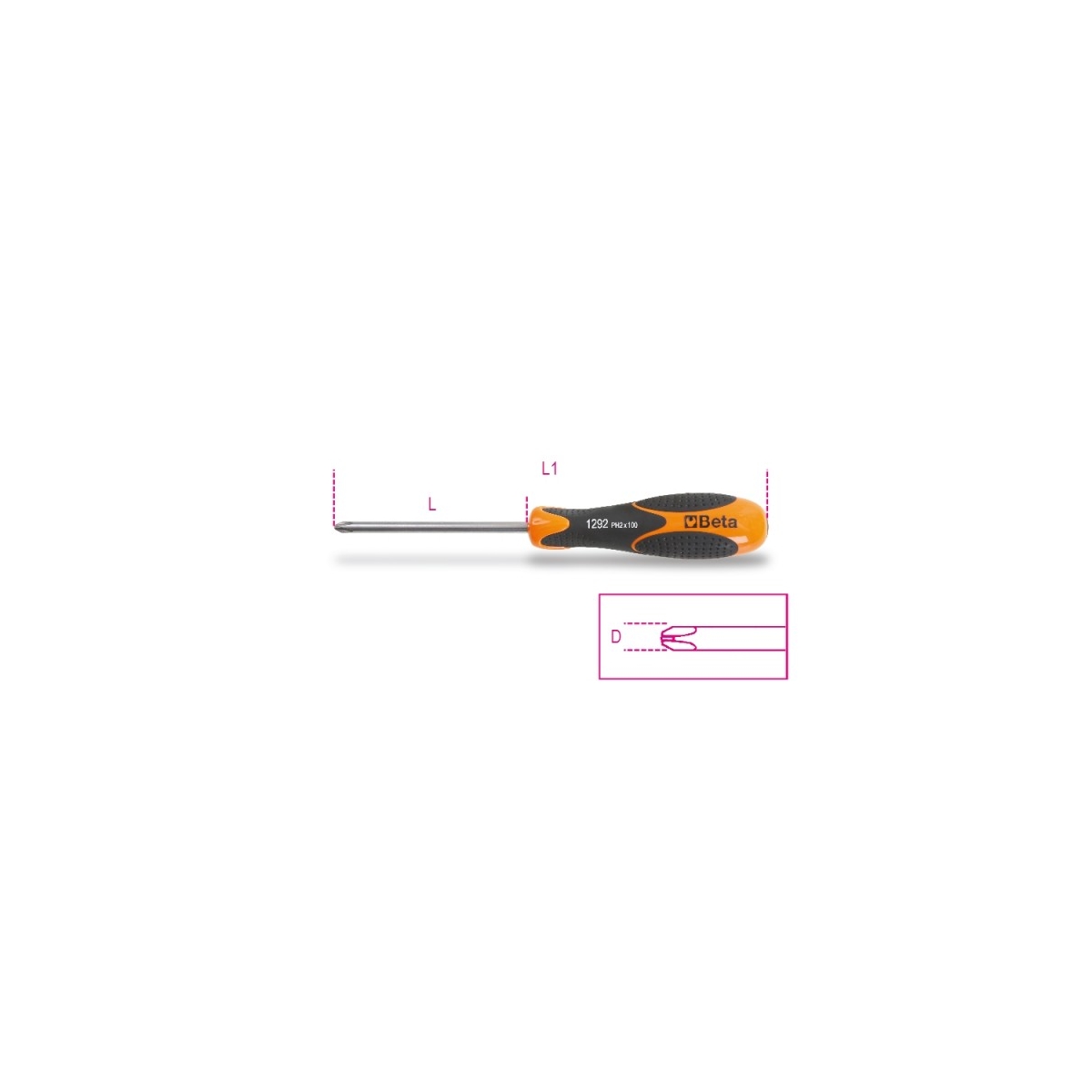 CHAVE PHILIPS BETA INOX 1293 - BETA |BETA012920409