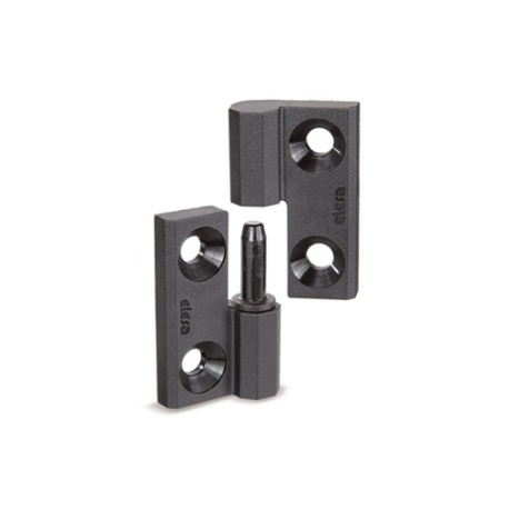 DOBRADIÇA REMOVÍVEL EM SUPER TECNOPOLÍMERO MODELO CFMY, COM FURO PASSANTE PARA PARAFUSO CABEÇA ESCAREADA -  |CFMY B 03