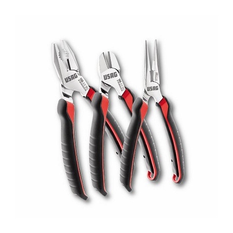 CONJUNTO DE ALICATES DE CORTE, UNIVERSAL E DE BICO 150 AX / SE3 USAG - USAG |US01500201