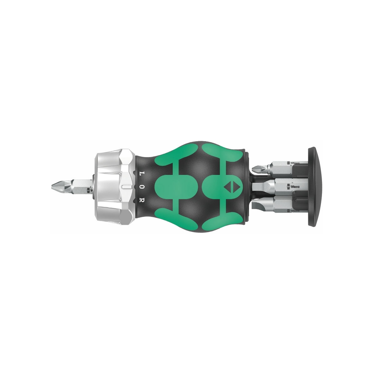 PORTA BITS MODELO KRAFTFORM KOMPAKT STUBBY RA 4 - 6 PEÇAS - WERA