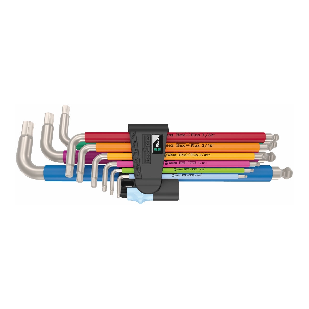 CONJ. CHAVES 3950/9 HEX-PLUS - 9 PEÇAS - WERA