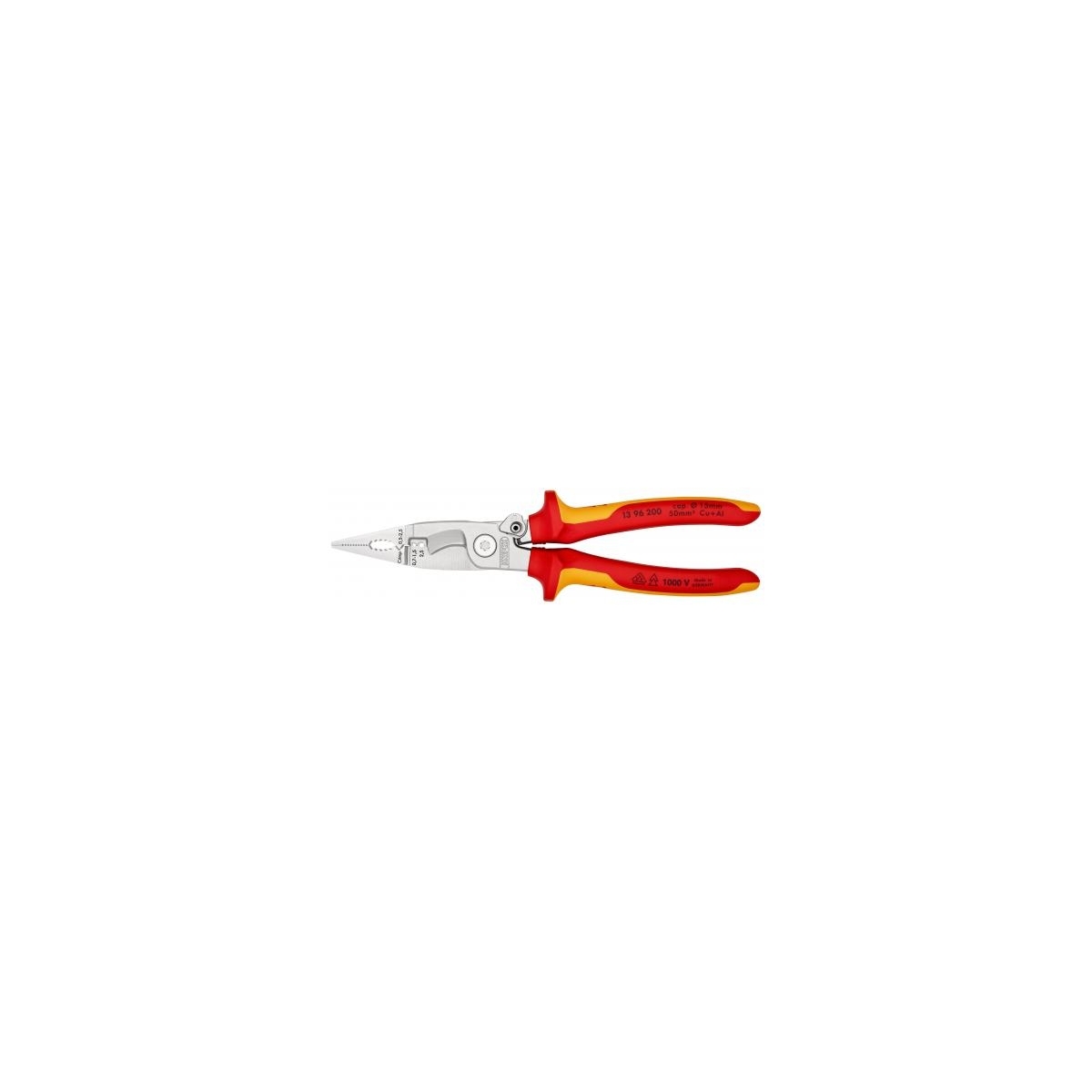 ALICATE MULT ELEKTRO COM TRAVA - KNIPEX