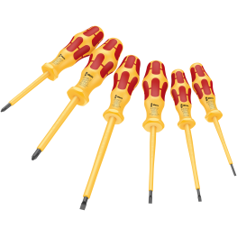 CONJUNTO DE CHAVES FENDA KRAFTFORM VDE 1060 i/1062 i/6 6 PEÇAS - WERA