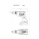 FURADEIRA 18V MOD. BE 18 LTX6 - METABO