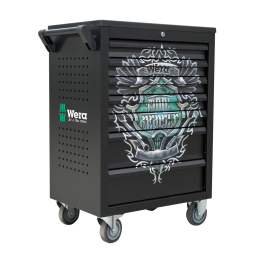 CARRO COM FERRAMENTAS 7 GAVETAS - WERA