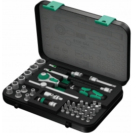CONJUNTO DE CATRACA ZYKLOP IMPERIAL 1/4" 41 PÇS MODELO 8100 SA 4 - WERA
