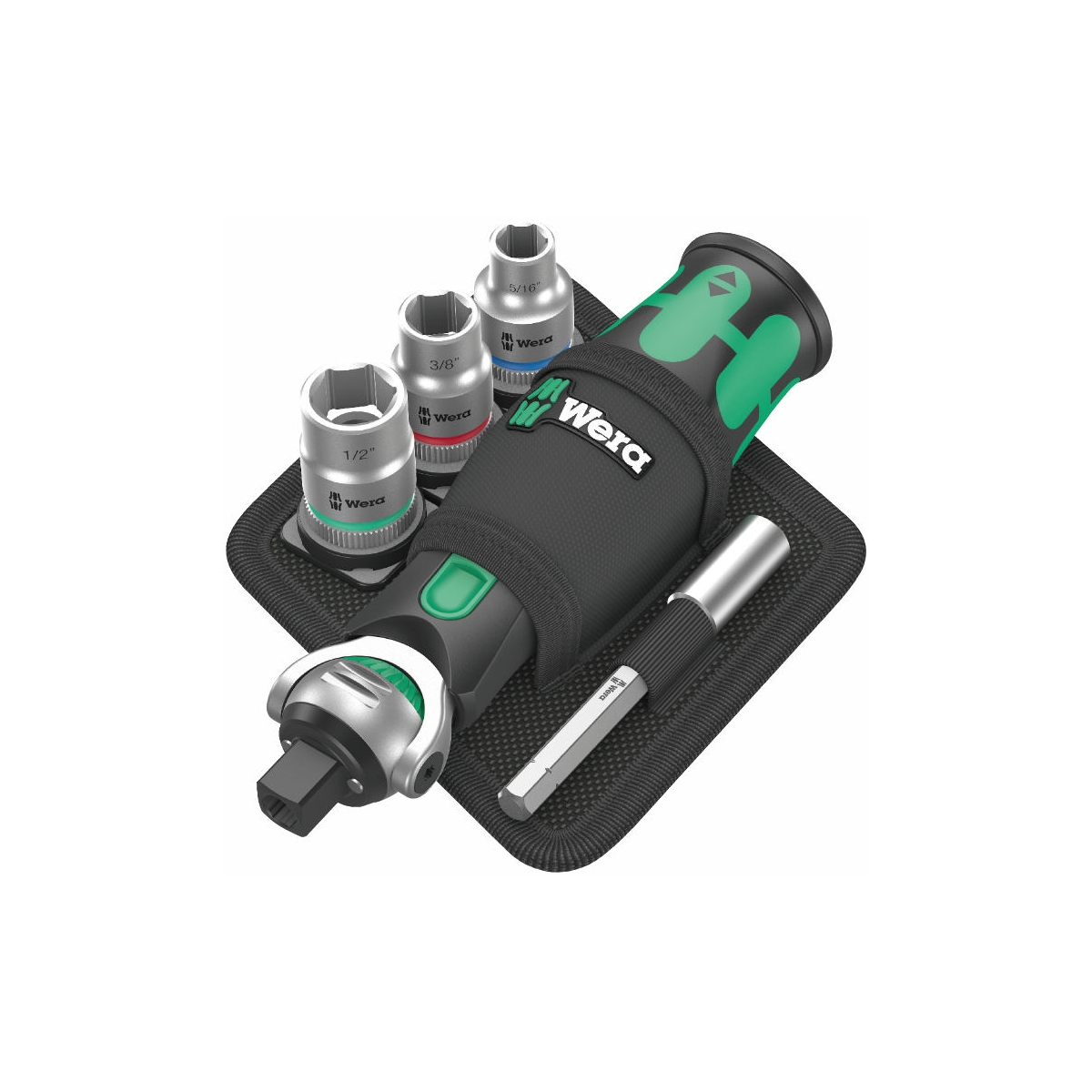 CONJUNTO CATRACA ZYKLOP 8009 POCKET IMPERIAL SET 2, 18 PEÇAS - WERA